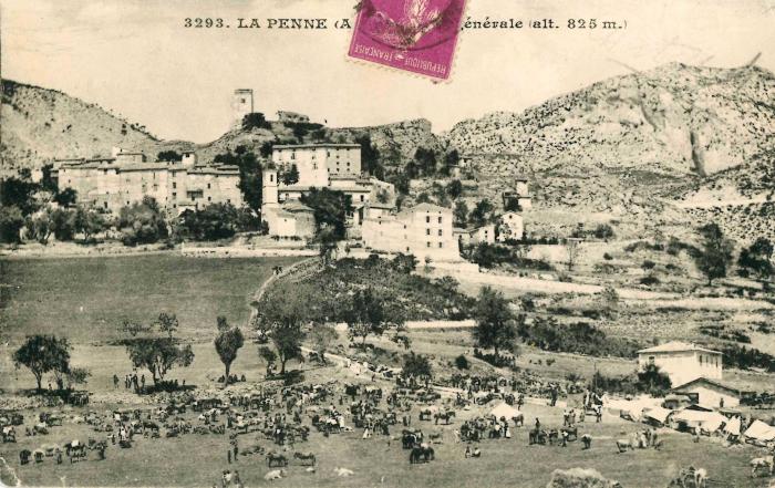 3293. LA PENNE (A.-M.) Vue générale (alt.825m.)