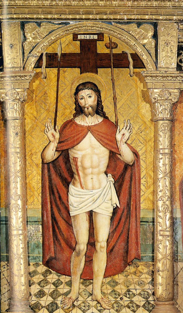 Christ aux Plaies, François Bréa. Châteauneuf-D'Entraunes. Cliché : Graniou, Michel.