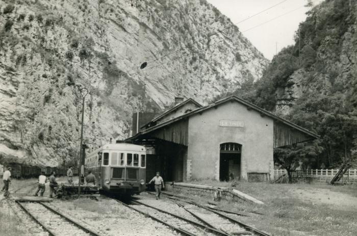 Gare de la Tinée. Fonds Marcel Cauvin. Coll. Roudoule.
