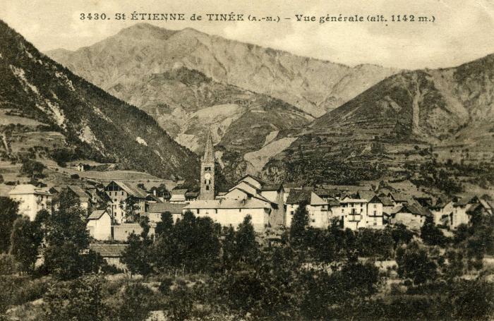 3430. St ETIENNE de TINEE (A.-M.) - Vue générale (alt.1142 m.)