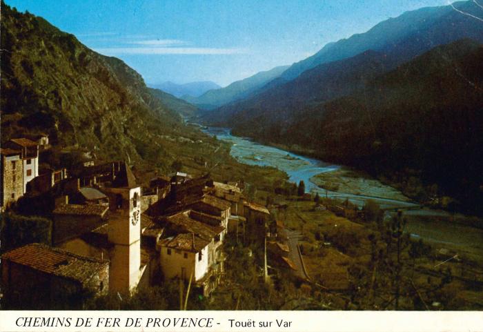CHEMINS DE FER DE PROVENCE - Touët sur Var